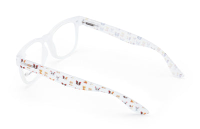 Cat Print Classic Comfortable Reading Glasses Large - Kitten Clear Lens Reader