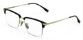 Men Aluminum Optical Frame Rectangular Reading Glasses with Titanium Temple Ti04