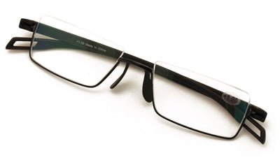 Men Large Wide Featherweight Slim Half Rim Memory Flex Reading Glasses AR coatin