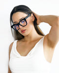 2 Pairs Oversized Glasses Blue Light Blocking, UV Glare Computer Readers Reading