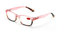 New Rectangle Reader Spring Hinges Half Translucent Tortoise Reading Glasses