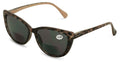 Women Bifocal Reading Sunglasses Reader Glasses Cateye Vintage Jackie O Leopard