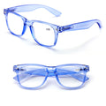 Classic clear frame reading glasses - simple unisex readers