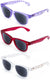 3 Pairs Matte Cat Translucent Fun Kitty PrintReading SunGlasses Tinted reader