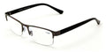 Metal Rectangle Progressive Clear Lens No Line Reading Glasses Tri-Focal Reader