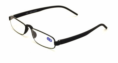 Lightweight Half Rim Computer Reading Glasses - Anti-Blue AR Coating