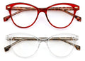 2 Pairs Women 2 Tone Oval Tortoise Temple Optical Frame Fashion Reading Glasses ZT102