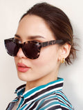 2 Pairs Women Bifocal Round Oversized Reading Sunglasses - Bold Reader Glasses