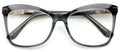 Oversized Women Premium Cateye Reading Glasses - Large Field Clear Lens Reader