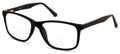 Men XL wide reading glasses clear lens optical reader Anti Blue Blocker UV 150mm