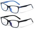 2 Pairs Kids Blue Light Blocking Glasses Anti Eyestrain UV Protection Computer