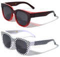 2 Pairs Women Round Polarized Fit Over Fitover Sunglasses Anti-Glare UV