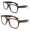 2 Pairs Classic comfortable reading glasses - unisex readers by Vision World