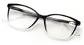 Women Fashion Reading Glasses - Stylish 2 Tone Clear Lens Reader