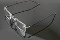 Thin Rectangle Rimless Readers with Anti-Reflective AR Coating Reading Glasses