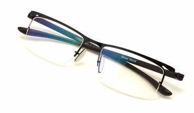 Half Rim Reading Glasses With Anti-reflective AR Coating and Anti-Slip nose pad.