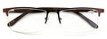 Men Premium Optical Frame Wide Large Head Reading Glasses Half Rim Metal 149MM