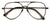 Men Large Aluminum Optical Frame Wide Fitment Reading Glasses Titanium Leg 147mm