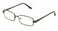 Men Metal Rectangle Computer Reading Glasses - Reduce fatigue, strain, & dry eye