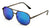 Color Mirror Aviator Bifocal Sunglasses - Metal Spring Hinge UV Reading Glasses