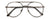 Clear Lens Bifocal Classic Metal Reading Glasses - Spring Hinge Tear Drop Reader