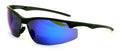 Blue Mirror BIFOCAL Sport Half Rim Reading Sunglasses - ANSI 87 Certified Safety