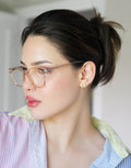 2 Pairs Women Large Translucent Optical Frame Reading Glasses Reader ZT104