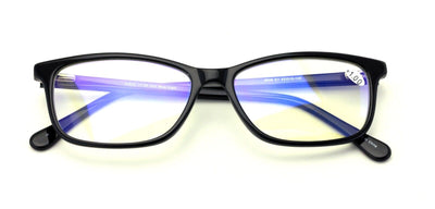 Rectangular Acetate Reading Glasses - Reduce Eyestrain Anti Blue light computer