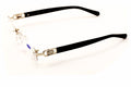 Men Rectangular Rimless Fashion Reading Glasses /w Anti-reflective AR Coating