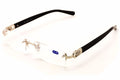 Men Rectangular Rimless Fashion Reading Glasses /w Anti-reflective AR Coating