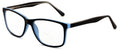 Men XL wide reading glasses clear lens optical reader Anti Blue Blocker UV 150mm