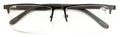 Men Premium Optical Frame Wide Large Head Reading Glasses Half Rim Metal 149MM