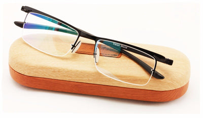 Half Rim Reading Glasses With Anti-reflective AR Coating and Anti-Slip nose pad.