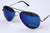 Blue mirror aviator SUNGLASSES Classic 400UV Retro 80's