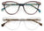 2 Pairs Women 2 Tone Oval Tortoise Temple Optical Frame Fashion Reading Glasses ZT102