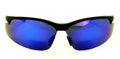 Blue Mirror BIFOCAL Sport Half Rim Reading Sunglasses - ANSI 87 Certified Safety