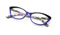 Women Cateye Slim Fashion Acetate Non-prescription Eyeglasses Frame Clear Lens