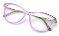 Women Vintage Fashion Oval Reader - Metal Gold Temple Reading Glasses