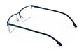 Men Premium Optical Frame Large Head Reading Glasses Half Rim Metal 145MM DRM03