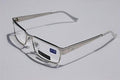 Pablo Zanetti Metal reading glasses slim rectangle Silver White +1.50 1264